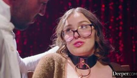 Deeper. Timid Leana is leashed and fucked hard by dom Maximo