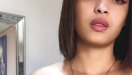 Sexy Blonde Goddess Shiva Zumi Masturbating In See Through White Dress