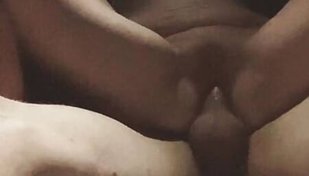 Milf takes big dick and squirts