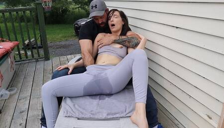 Couple Squirting and Cumming outdoors (SO HOT)