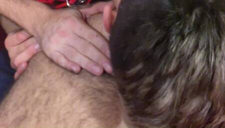 Door Is Open and Puppy Waiting to Get Rimmed