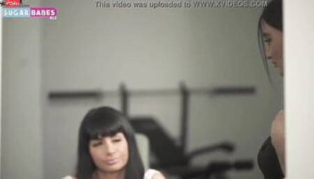 SUGARBABESTV : ADEL ASANTY AT THE FITNESS ROOM