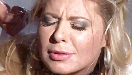 Pussy and ass cleaning of the mistress after she get spank her ass red.