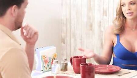 Huge Boobed blonde Tiffany Watson cheats on husband with gigantic dick stranger