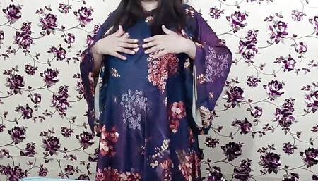 Most Beautiful Muslim MILF with Beautiful Big Tits Orgasm with Toy