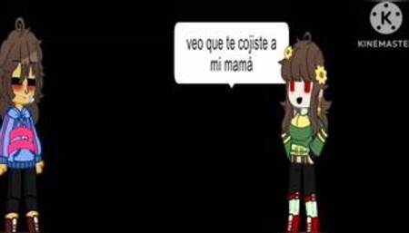 Frisk fucks chara and toriel