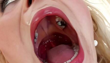 HORNY BLONDE GETS A HARD FUCK WHILE GETTING CHOCKED TO