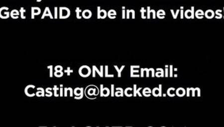 BLACKED goddess Blonde Venera getting DPed by 2 gigantic long ebony penis