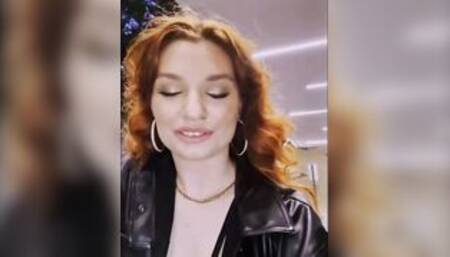 BLACKEDRAW Red-Beauty Annabel deepthroats the thickest big black cock