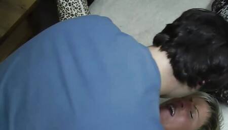 Big Titties Blonde Babe Sucks and Fucks Hell out Of This