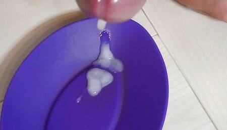Watch my dick from above as it cums for you!