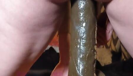 Giant Dildo Play