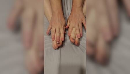 Rubbing My Feet on the Bed