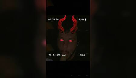Devils slut in action