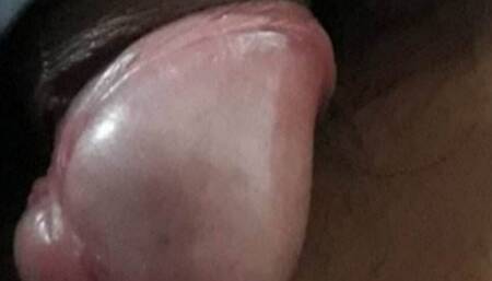 Rubbing dick inside underwear