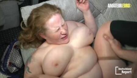 BBW German Iris Drilled Deep in Hardcore Amateur Session