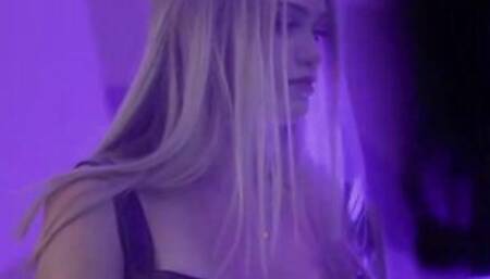 BLACKEDRAW Sweet little Blonde Chloe devours Anton's big black cock