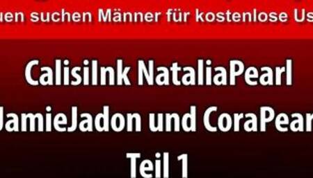 hot group pounded with a thin 19 Yo and a big tit tattooed Bitch