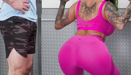 Great Homemade Workout With Curvy MILF XWife Karen And Her Hung Personal Trainer - MYLF