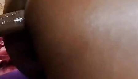 FACE DOWN ASS UP - Ebony Swallowing That BBC ( DOGGYSTYLE )