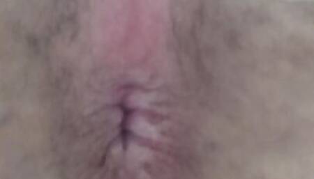 I'm Checking My Juicy Virgin Hole with My Cock!