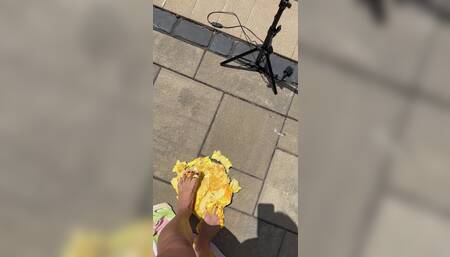 Lick frosting off My feet