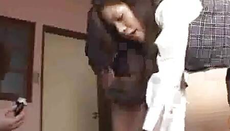 Japanese girls femdom party! Japanese brats want fun!