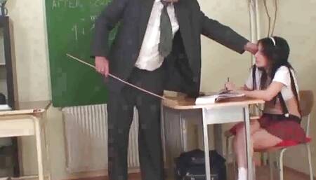 Teacher fuck his naughty girl in class room