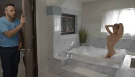 Tight TS Tori Easton analed by husbands bff