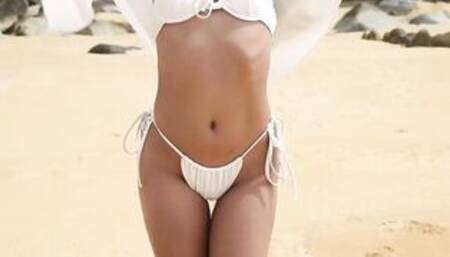 beauty beauty Kloy stripping her bikini to got plowed