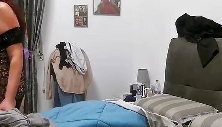 Bbw wife caught on cam