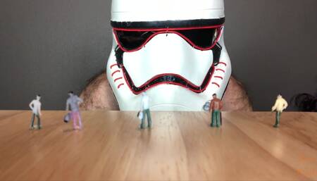 Giant stormtrooper fart dom & anal vore