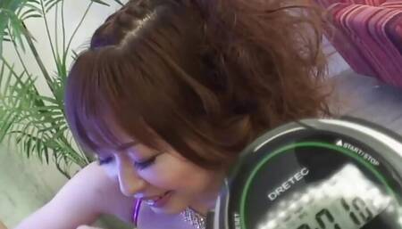 Teen gets put to the test when she has to pleasure 6 guys