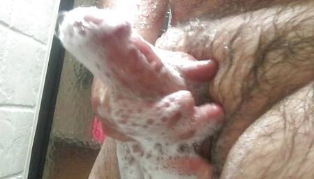 Shower time stroking