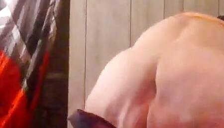 Horny Granny Riding N Showing Her Fanny