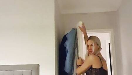 camera teasing babe