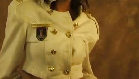 The first audition of Gabriela the beautiful girl today a pornstar who masturbates her shaved pussy with a sex toy