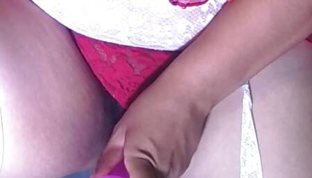 Wife Gordibuena Dancing in Lingerie with her rich moans