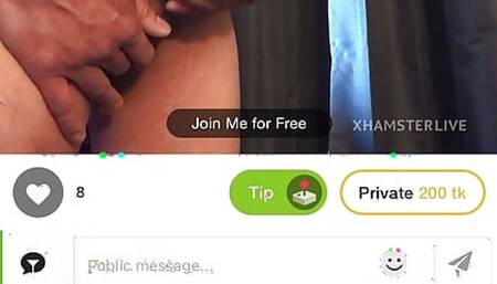 Jerking my cock and cumming on cam show
