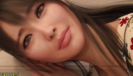 Grandmas House - Johannes Fucked Elizabeth... Shizuka and Asami Spend Some Time With Johannes