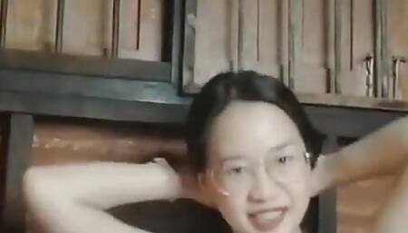 Look my ass and pussy asian girl homemade amateur fingering 2