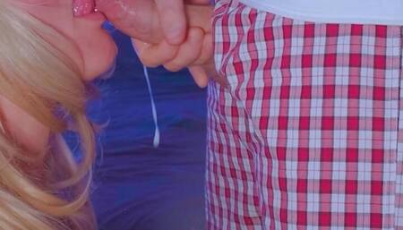 Rough mouth fuck compilation, oral creampie