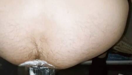 Me and my Black dildo in my ass