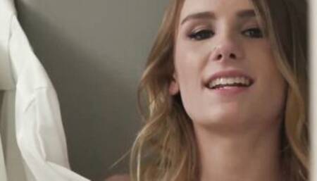 Natalie Takes Every Inch Of The Magic Stick