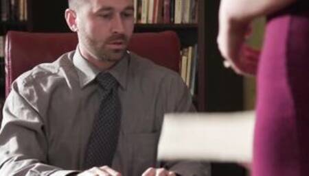 Scarlett Does It Into Her Goddess Red Dress two