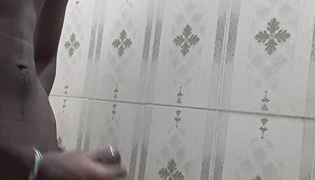 I Spitted and Masturbated my Big Black Cock