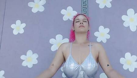 Yoga Cute Milf Flashing Nipples Bikini