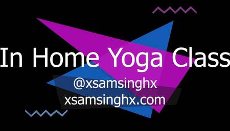 In Home Yoga Class