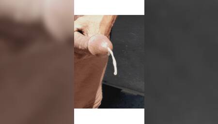 Masturbating