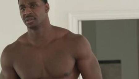 Bella Works Out With Her Step Ebony Brother two